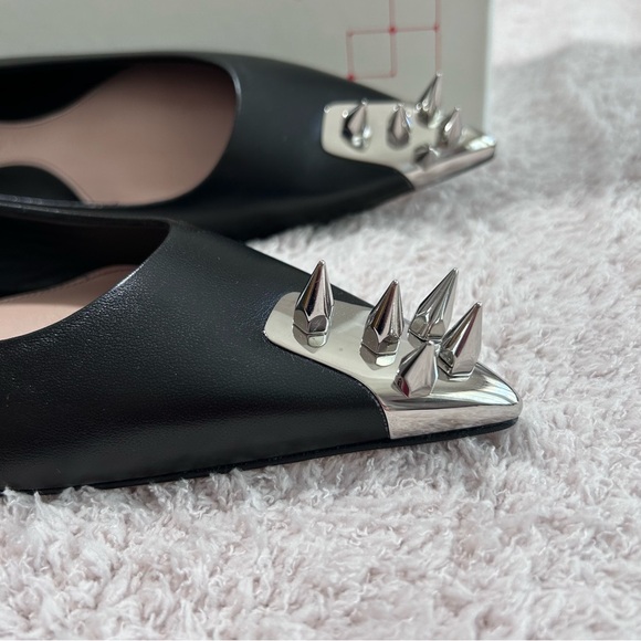 Alexander McQueen Spike Toe Flats 39 / 9 - Picture 7 of 12